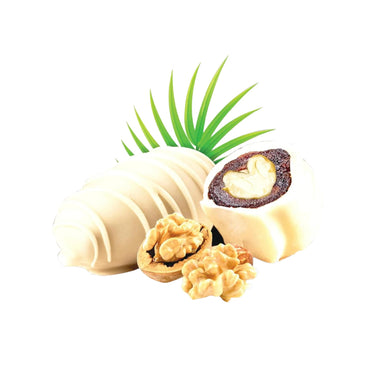 30pcs White Chocolate Dates with Walnut